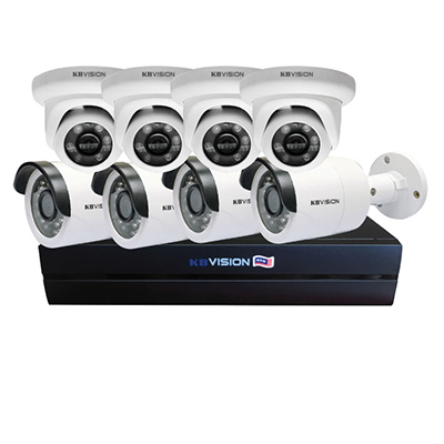  KIT 8 (Trọn bộ 8 Camera IP 2.0mp, Ghi hình NVR 8 kênh POE) - Tự động kết nối